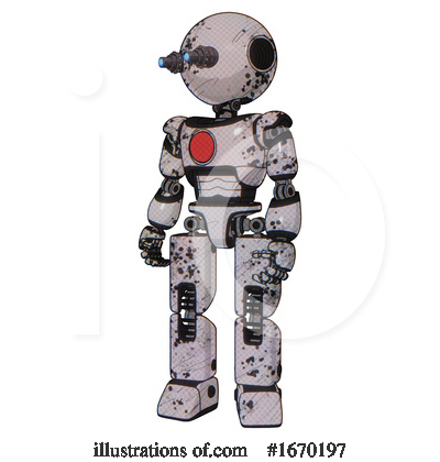 Royalty-Free (RF) Robot Clipart Illustration by Leo Blanchette - Stock Sample #1670197