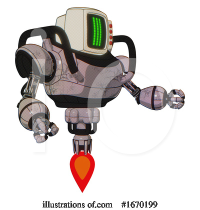 Royalty-Free (RF) Robot Clipart Illustration by Leo Blanchette - Stock Sample #1670199