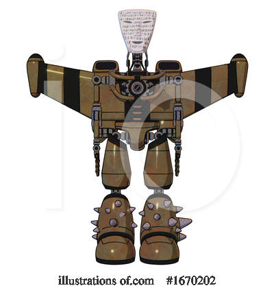 Royalty-Free (RF) Robot Clipart Illustration by Leo Blanchette - Stock Sample #1670202