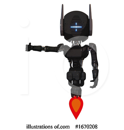 Royalty-Free (RF) Robot Clipart Illustration by Leo Blanchette - Stock Sample #1670208