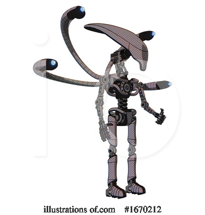 Royalty-Free (RF) Robot Clipart Illustration by Leo Blanchette - Stock Sample #1670212