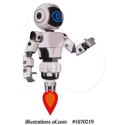 Royalty-Free (RF) Robot Clipart Illustration by Leo Blanchette - Stock Sample #1670219