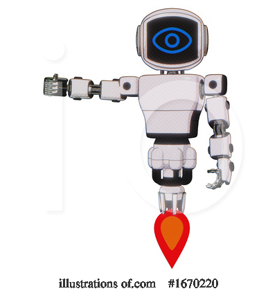 Royalty-Free (RF) Robot Clipart Illustration by Leo Blanchette - Stock Sample #1670220