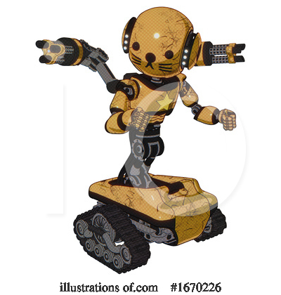 Royalty-Free (RF) Robot Clipart Illustration by Leo Blanchette - Stock Sample #1670226