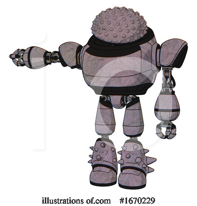 Royalty-Free (RF) Robot Clipart Illustration by Leo Blanchette - Stock Sample #1670229