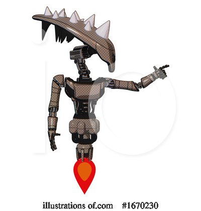 Royalty-Free (RF) Robot Clipart Illustration by Leo Blanchette - Stock Sample #1670230