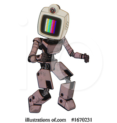 Royalty-Free (RF) Robot Clipart Illustration by Leo Blanchette - Stock Sample #1670231