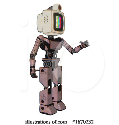 Royalty-Free (RF) Robot Clipart Illustration by Leo Blanchette - Stock Sample #1670232