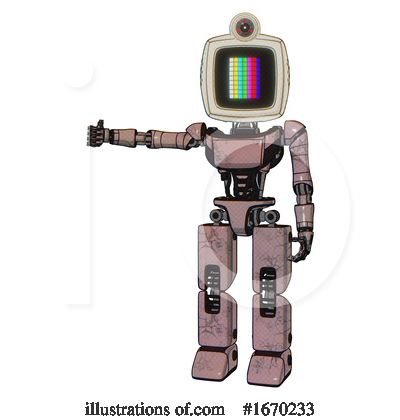 Royalty-Free (RF) Robot Clipart Illustration by Leo Blanchette - Stock Sample #1670233