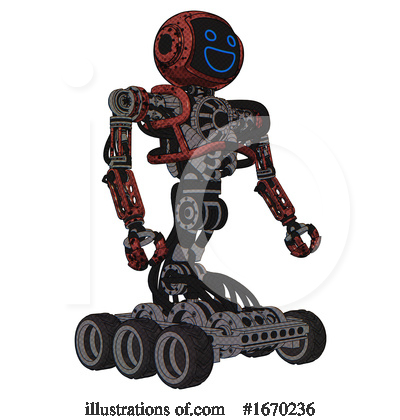 Royalty-Free (RF) Robot Clipart Illustration by Leo Blanchette - Stock Sample #1670236