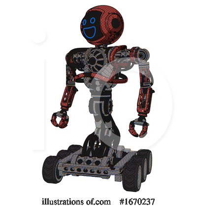 Royalty-Free (RF) Robot Clipart Illustration by Leo Blanchette - Stock Sample #1670237