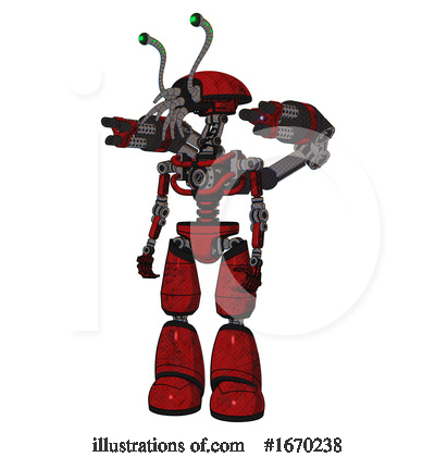Royalty-Free (RF) Robot Clipart Illustration by Leo Blanchette - Stock Sample #1670238