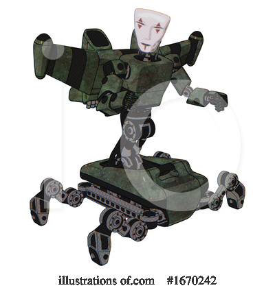 Royalty-Free (RF) Robot Clipart Illustration by Leo Blanchette - Stock Sample #1670242
