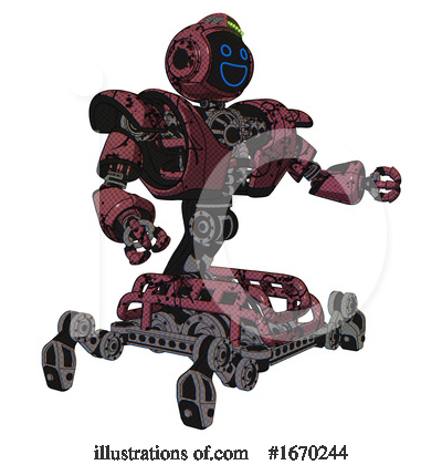 Royalty-Free (RF) Robot Clipart Illustration by Leo Blanchette - Stock Sample #1670244