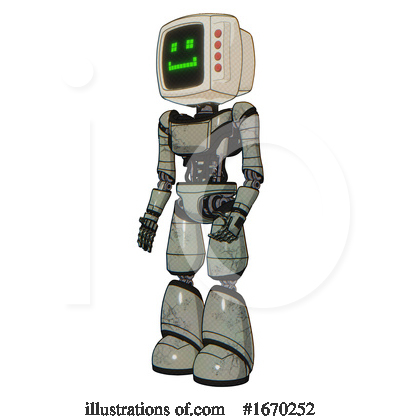 Royalty-Free (RF) Robot Clipart Illustration by Leo Blanchette - Stock Sample #1670252