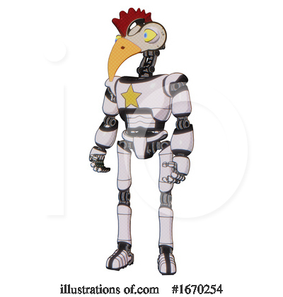 Royalty-Free (RF) Robot Clipart Illustration by Leo Blanchette - Stock Sample #1670254