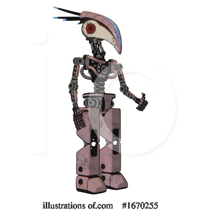 Royalty-Free (RF) Robot Clipart Illustration by Leo Blanchette - Stock Sample #1670255