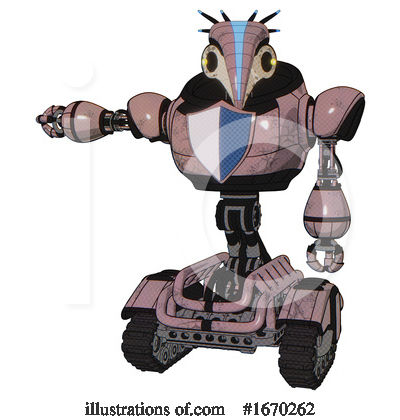Royalty-Free (RF) Robot Clipart Illustration by Leo Blanchette - Stock Sample #1670262