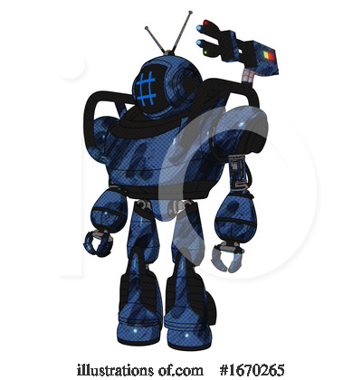 Royalty-Free (RF) Robot Clipart Illustration by Leo Blanchette - Stock Sample #1670265