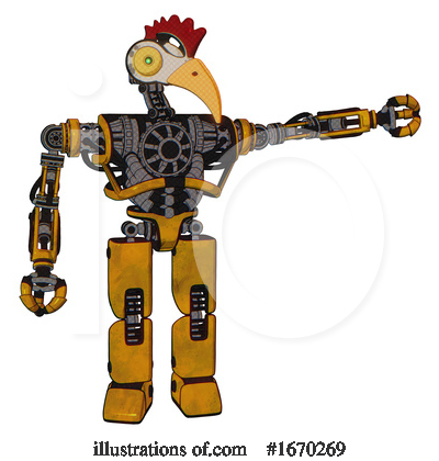 Royalty-Free (RF) Robot Clipart Illustration by Leo Blanchette - Stock Sample #1670269