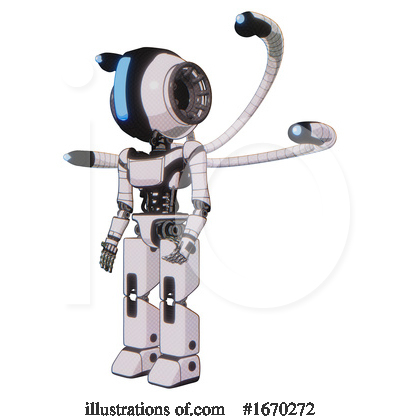Royalty-Free (RF) Robot Clipart Illustration by Leo Blanchette - Stock Sample #1670272