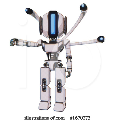 Royalty-Free (RF) Robot Clipart Illustration by Leo Blanchette - Stock Sample #1670273