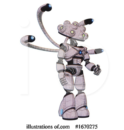 Royalty-Free (RF) Robot Clipart Illustration by Leo Blanchette - Stock Sample #1670275