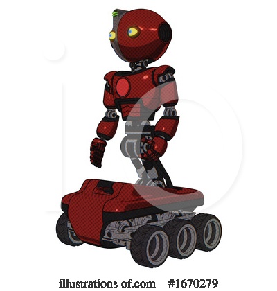 Royalty-Free (RF) Robot Clipart Illustration by Leo Blanchette - Stock Sample #1670279