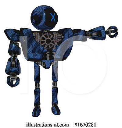 Royalty-Free (RF) Robot Clipart Illustration by Leo Blanchette - Stock Sample #1670281