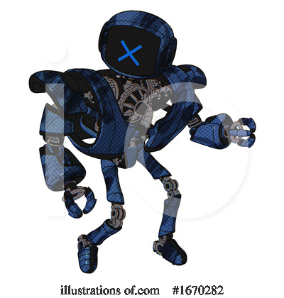 Royalty-Free (RF) Robot Clipart Illustration by Leo Blanchette - Stock Sample #1670282
