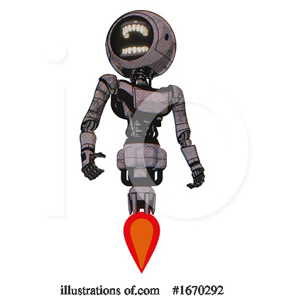 Royalty-Free (RF) Robot Clipart Illustration by Leo Blanchette - Stock Sample #1670292