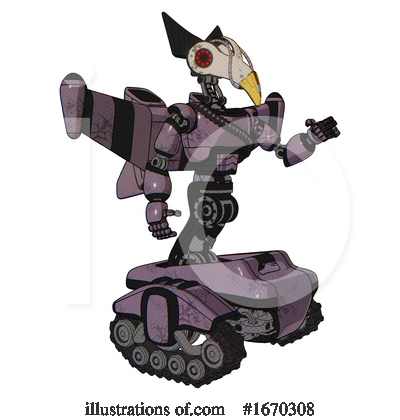 Royalty-Free (RF) Robot Clipart Illustration by Leo Blanchette - Stock Sample #1670308