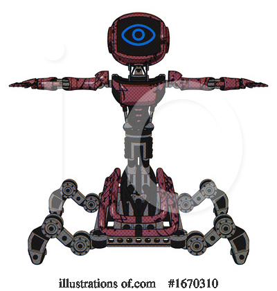 Royalty-Free (RF) Robot Clipart Illustration by Leo Blanchette - Stock Sample #1670310