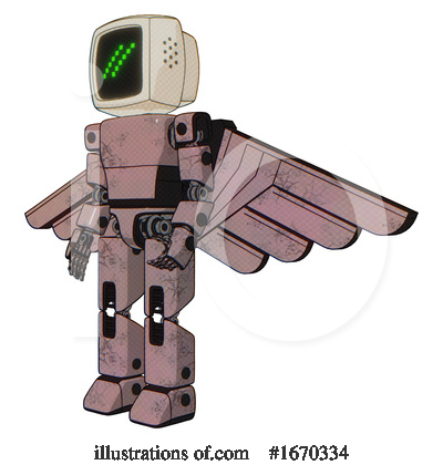 Royalty-Free (RF) Robot Clipart Illustration by Leo Blanchette - Stock Sample #1670334