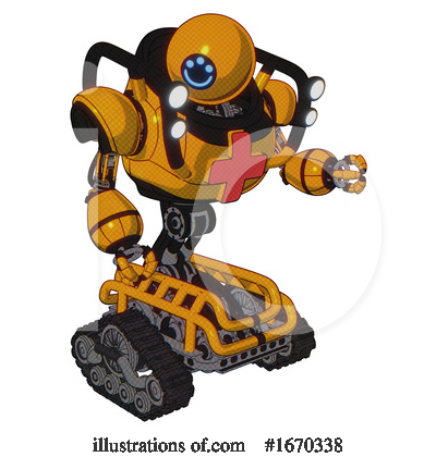 Royalty-Free (RF) Robot Clipart Illustration by Leo Blanchette - Stock Sample #1670338
