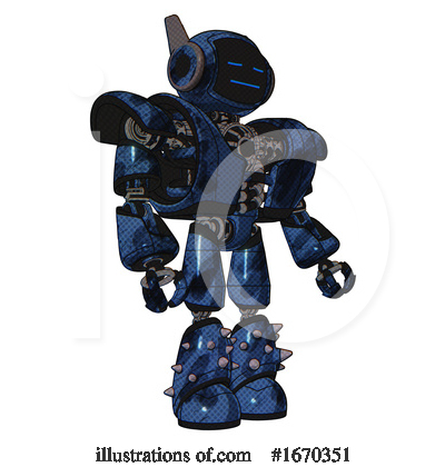 Royalty-Free (RF) Robot Clipart Illustration by Leo Blanchette - Stock Sample #1670351