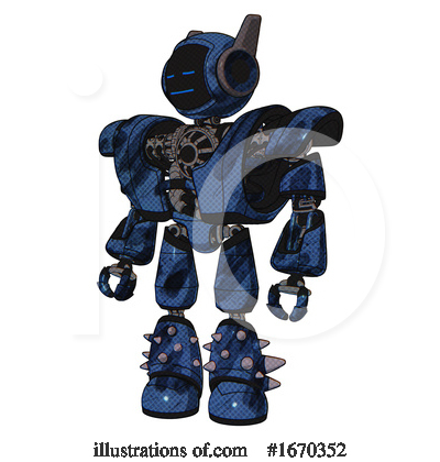 Royalty-Free (RF) Robot Clipart Illustration by Leo Blanchette - Stock Sample #1670352