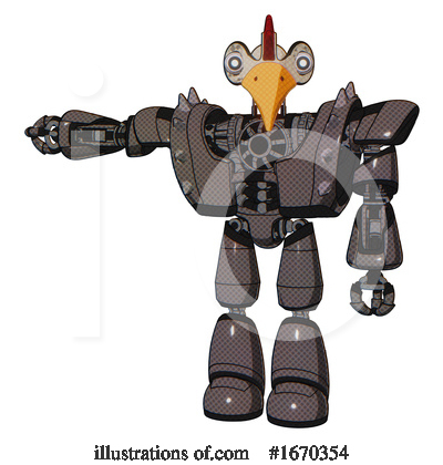 Royalty-Free (RF) Robot Clipart Illustration by Leo Blanchette - Stock Sample #1670354