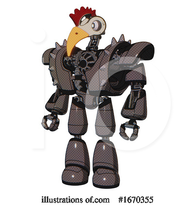 Royalty-Free (RF) Robot Clipart Illustration by Leo Blanchette - Stock Sample #1670355