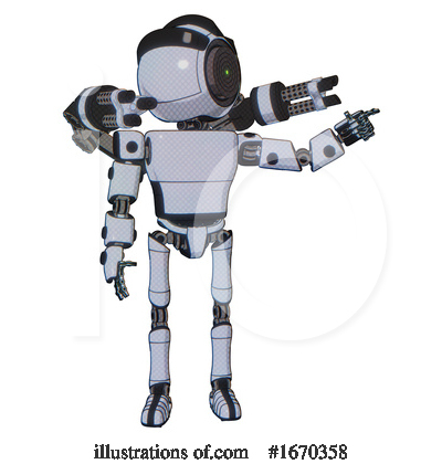 Royalty-Free (RF) Robot Clipart Illustration by Leo Blanchette - Stock Sample #1670358