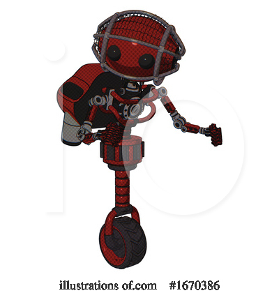 Royalty-Free (RF) Robot Clipart Illustration by Leo Blanchette - Stock Sample #1670386