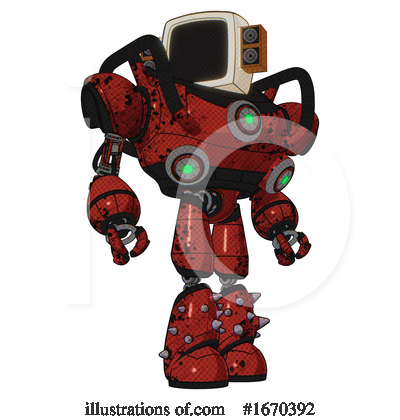 Royalty-Free (RF) Robot Clipart Illustration by Leo Blanchette - Stock Sample #1670392
