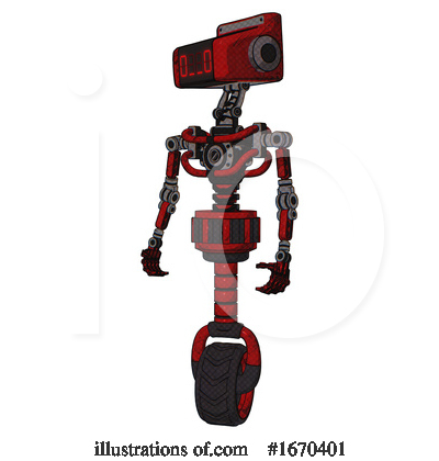 Royalty-Free (RF) Robot Clipart Illustration by Leo Blanchette - Stock Sample #1670401