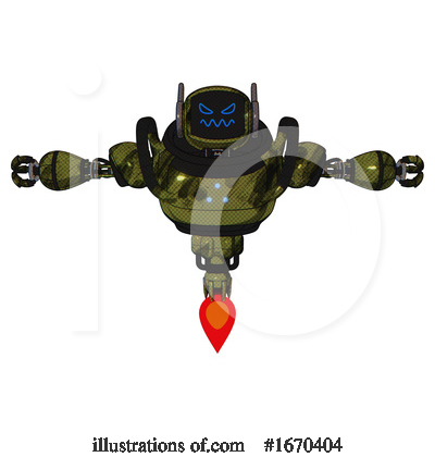 Royalty-Free (RF) Robot Clipart Illustration by Leo Blanchette - Stock Sample #1670404