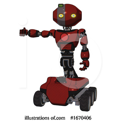 Royalty-Free (RF) Robot Clipart Illustration by Leo Blanchette - Stock Sample #1670406