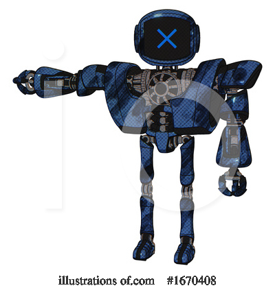 Royalty-Free (RF) Robot Clipart Illustration by Leo Blanchette - Stock Sample #1670408