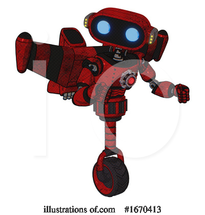 Royalty-Free (RF) Robot Clipart Illustration by Leo Blanchette - Stock Sample #1670413