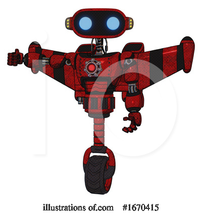 Royalty-Free (RF) Robot Clipart Illustration by Leo Blanchette - Stock Sample #1670415