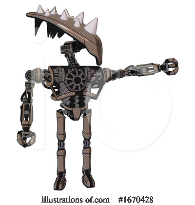 Royalty-Free (RF) Robot Clipart Illustration by Leo Blanchette - Stock Sample #1670428