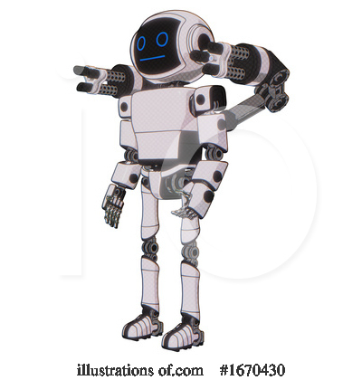 Royalty-Free (RF) Robot Clipart Illustration by Leo Blanchette - Stock Sample #1670430